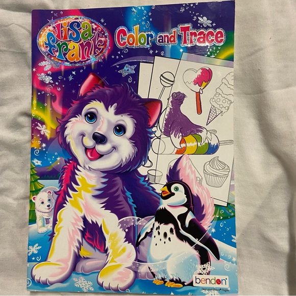 bendon | Toys | Lisa Frank Color And Trace Book | Poshmark